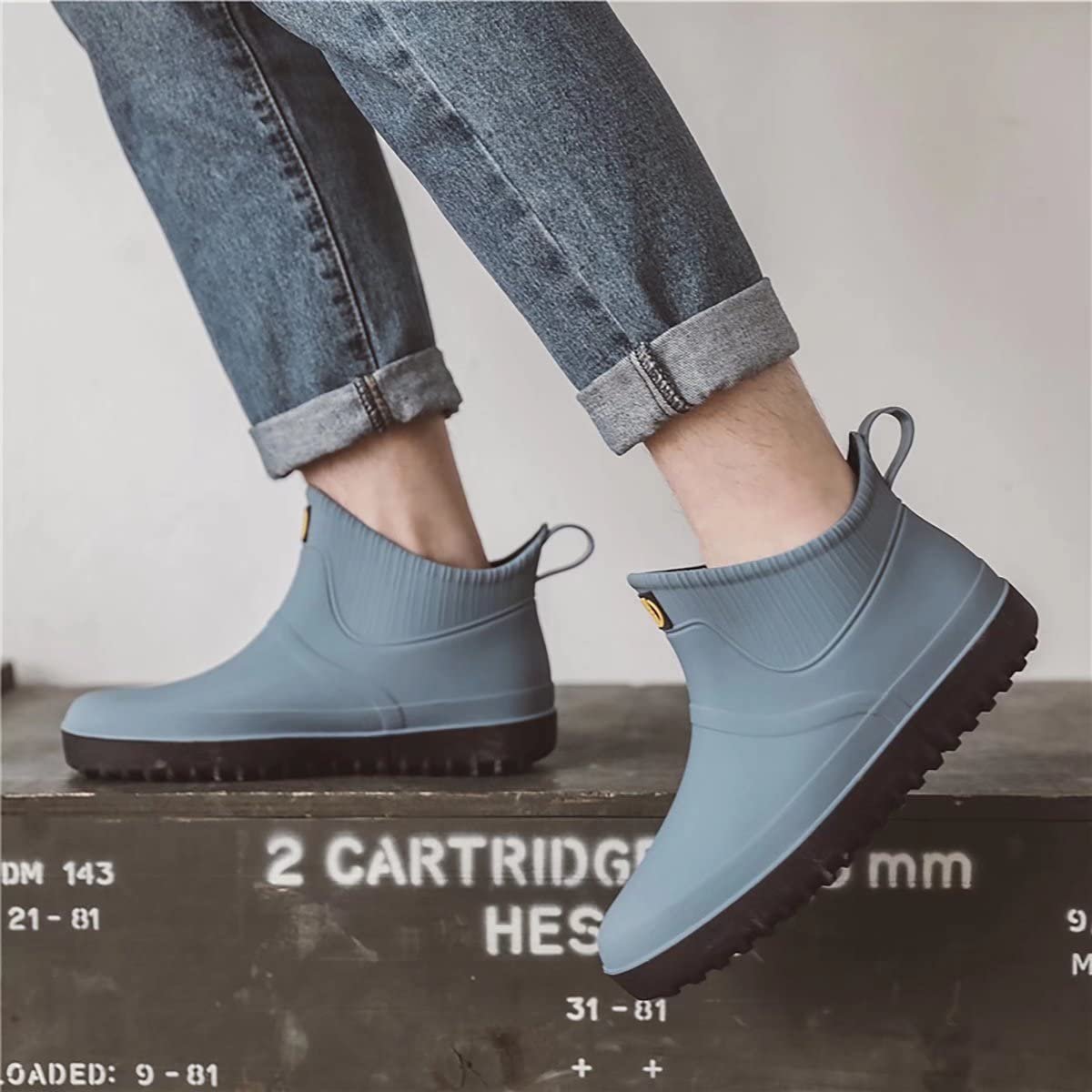 Резиновые Сапоги GURGER Короткие Водонепроницаемые Нескользящие, фото №6