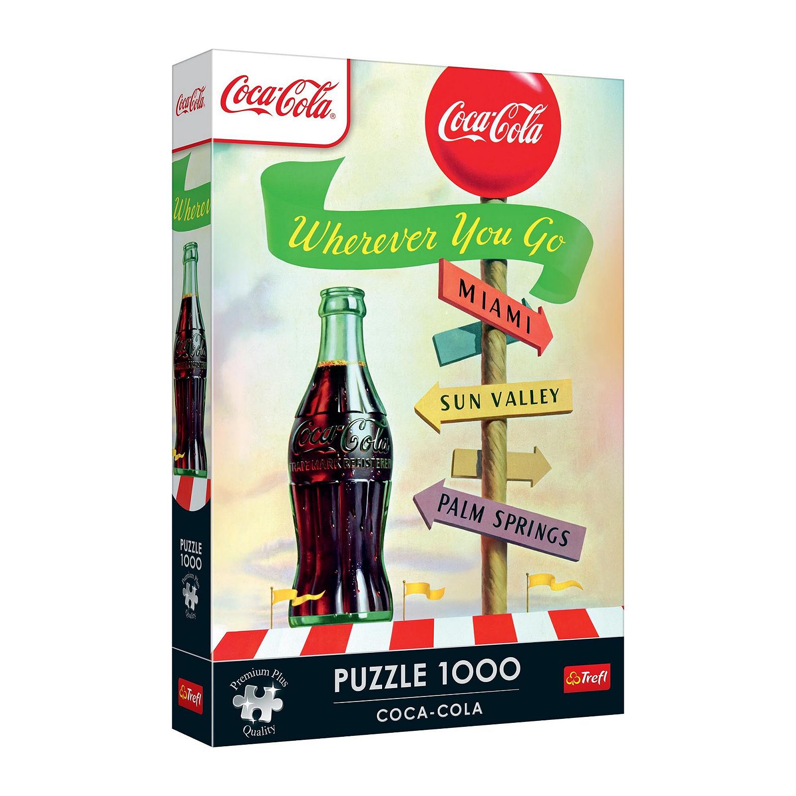 Пазл Trefl Premium Plus Quality Coca-Cola Wo immer du gehst 1000 деталей, фото №1