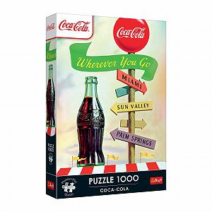 Пазл Trefl Premium Plus Quality Coca-Cola Wo immer du gehst 1000 деталей - Фото 1