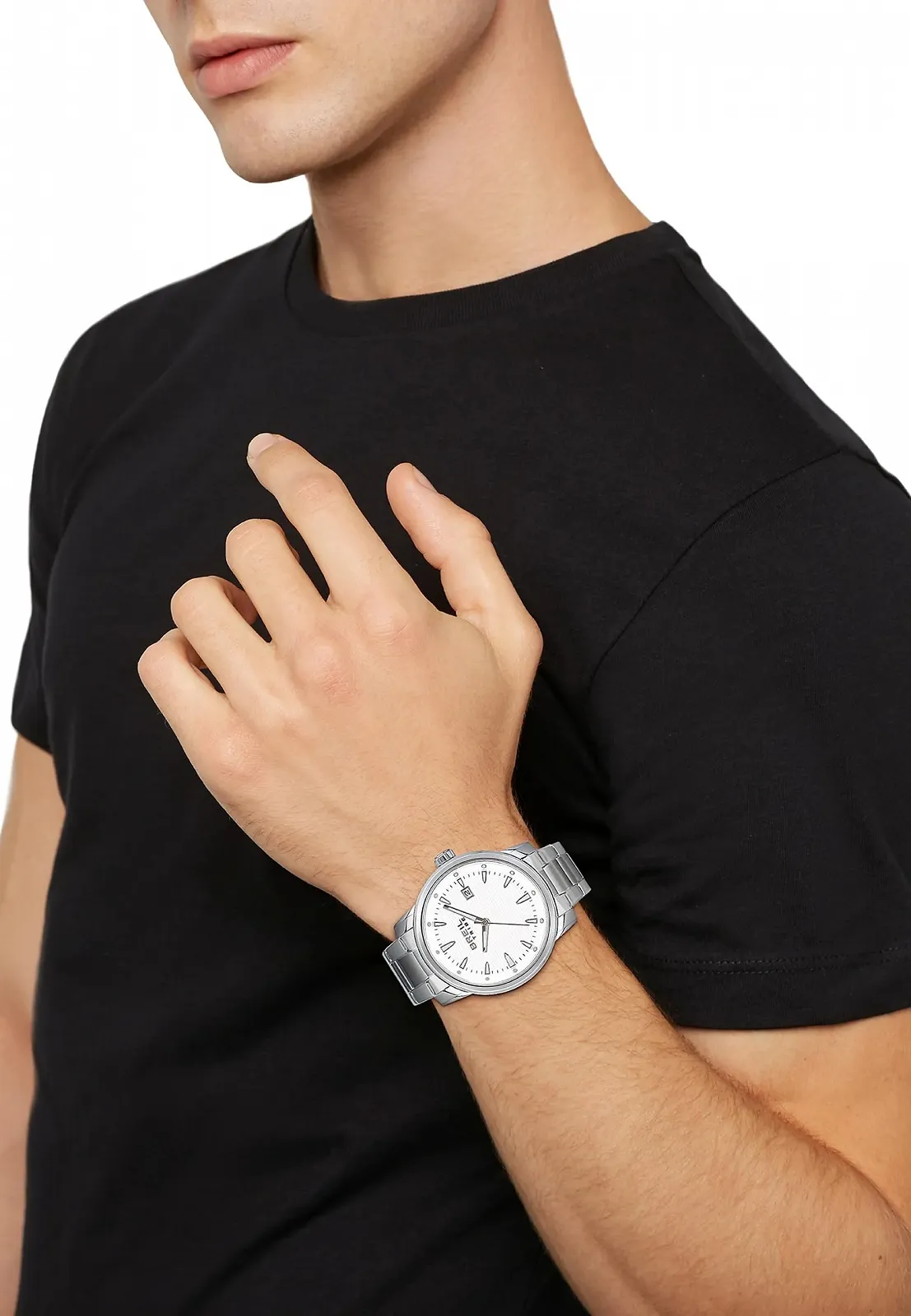 Годинник Breil Caliber Циферблат Білий Кварцовий Браслет Сталь Сріблястий EW0646, фото №6 Годинник Breil Caliber Циферблат Білий Кварцовий Браслет Сталь Сріблястий EW0646, фото №6