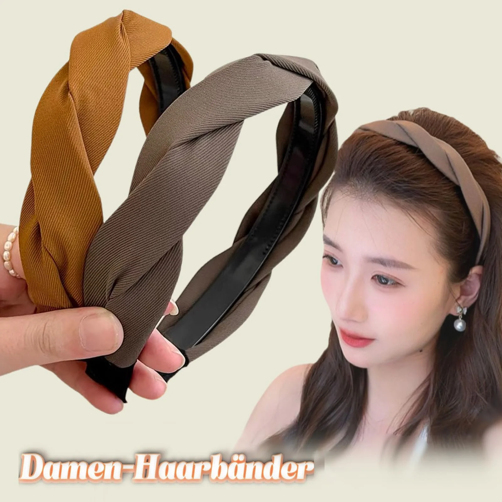 Набір плетених пов'язок на голову для жінок, фото №2