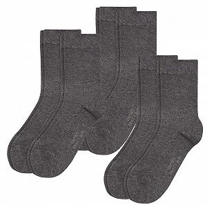 Шкарпетки Camano CA-Soft Жіночі, 6 пар, Розмір: 35-38, Колір: Темно-сірий меланж (9700) - Фото 1