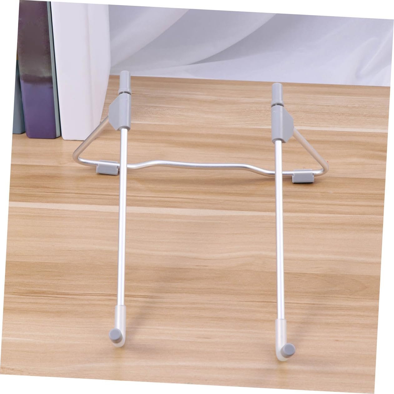 Регульована Складана Підставка для Ноутбука з Алюмінієвого Сплаву з Нековзними Силіконовими Накладками, фото №4