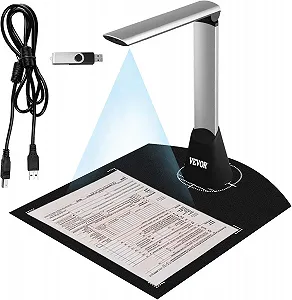 Документ-камера Vevor А4 10 МП Серо-черный - Фото 1