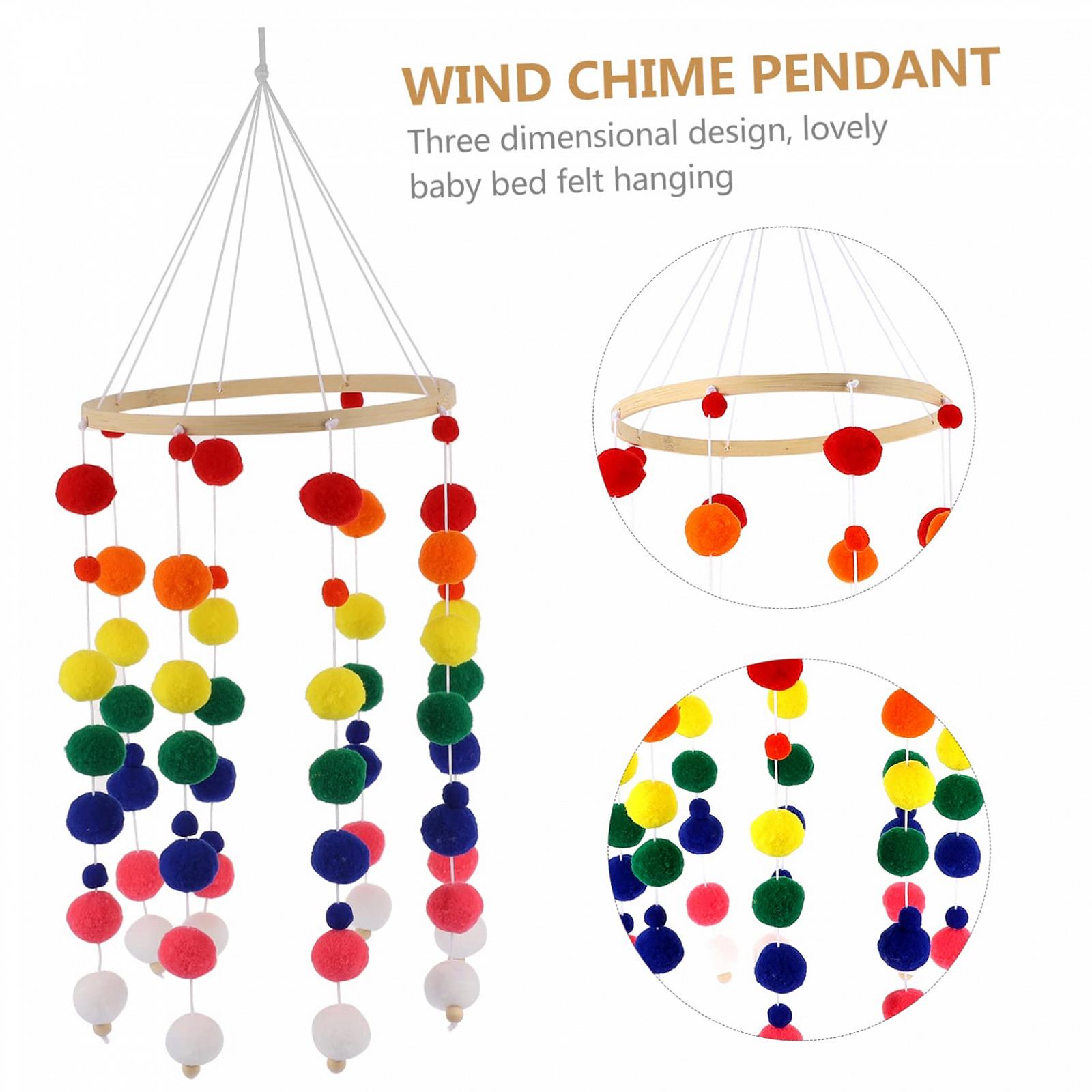 Набор VICASKY Fuzzy Ball Wind Chimes, фото №3