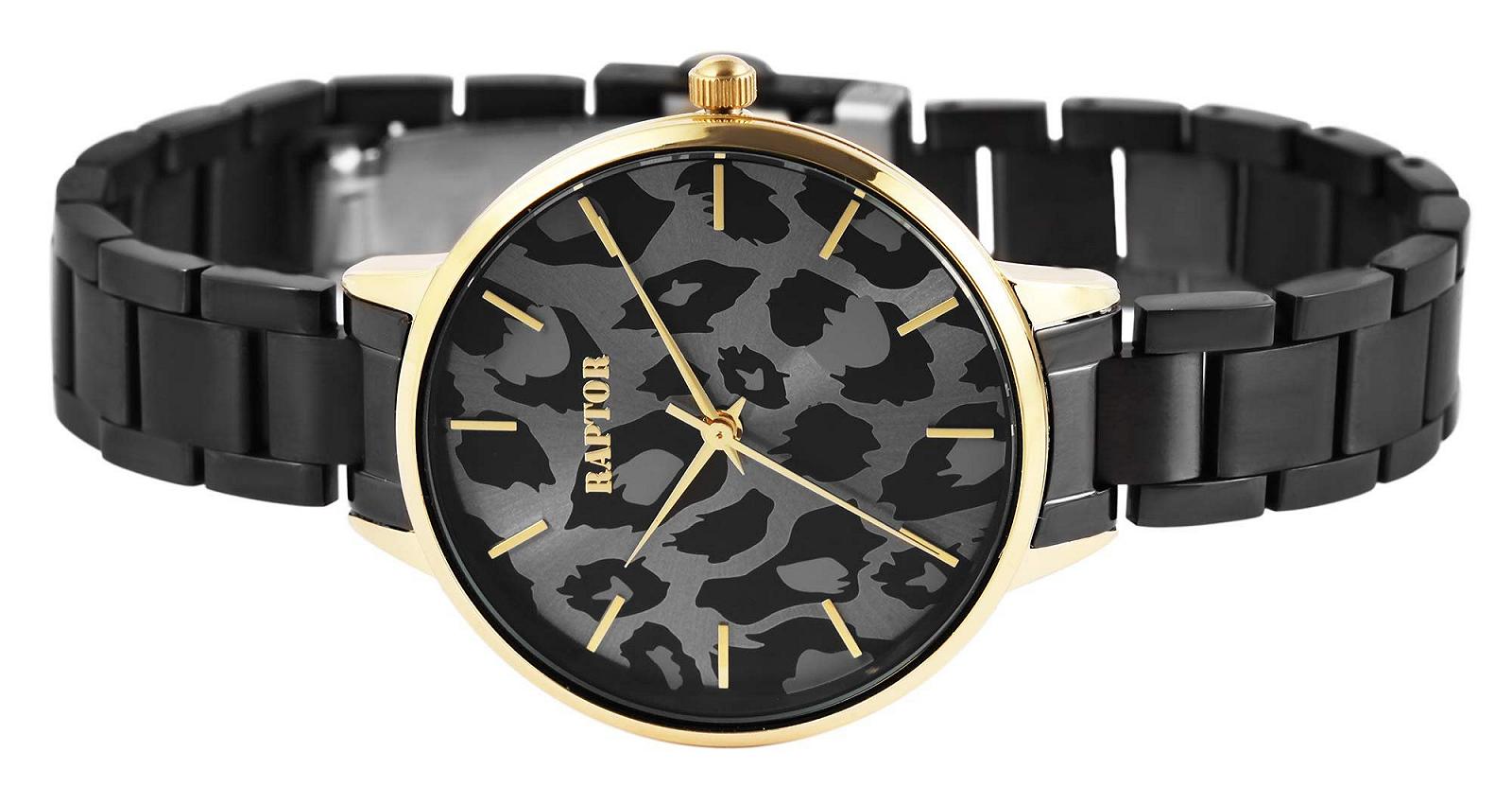 Жіночий годинник Raptor Leo Print Animal RA10186, фото №3 Жіночий годинник Raptor Leo Print Animal RA10186, фото №3