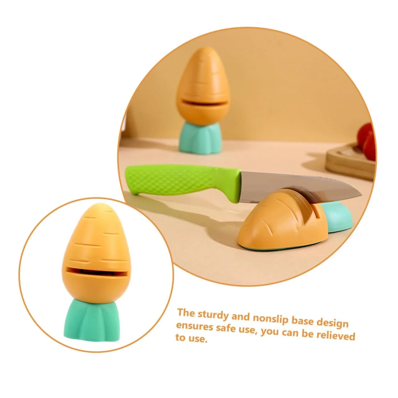 Точильные камни TOYANDONA Mini Carrot набор 4 шт., фото №6