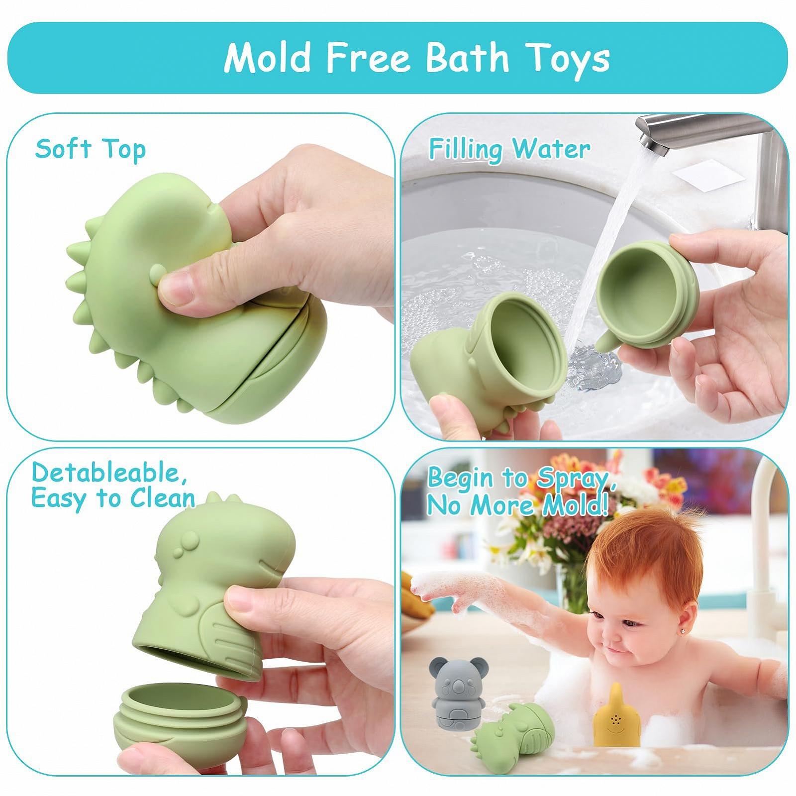 Игрушка для ванны Силиконовые животные, фото №3