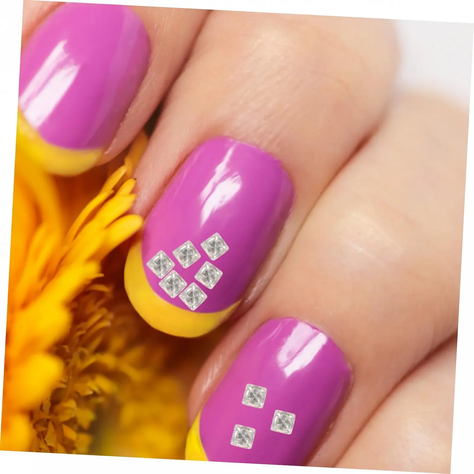 Украшения для ногтей FRCOLOR 50 шт. с блестящими цирконами, стразы для ногтей для элегантного украшения ногтей для творческого маникюра и особых случаев, фото №8