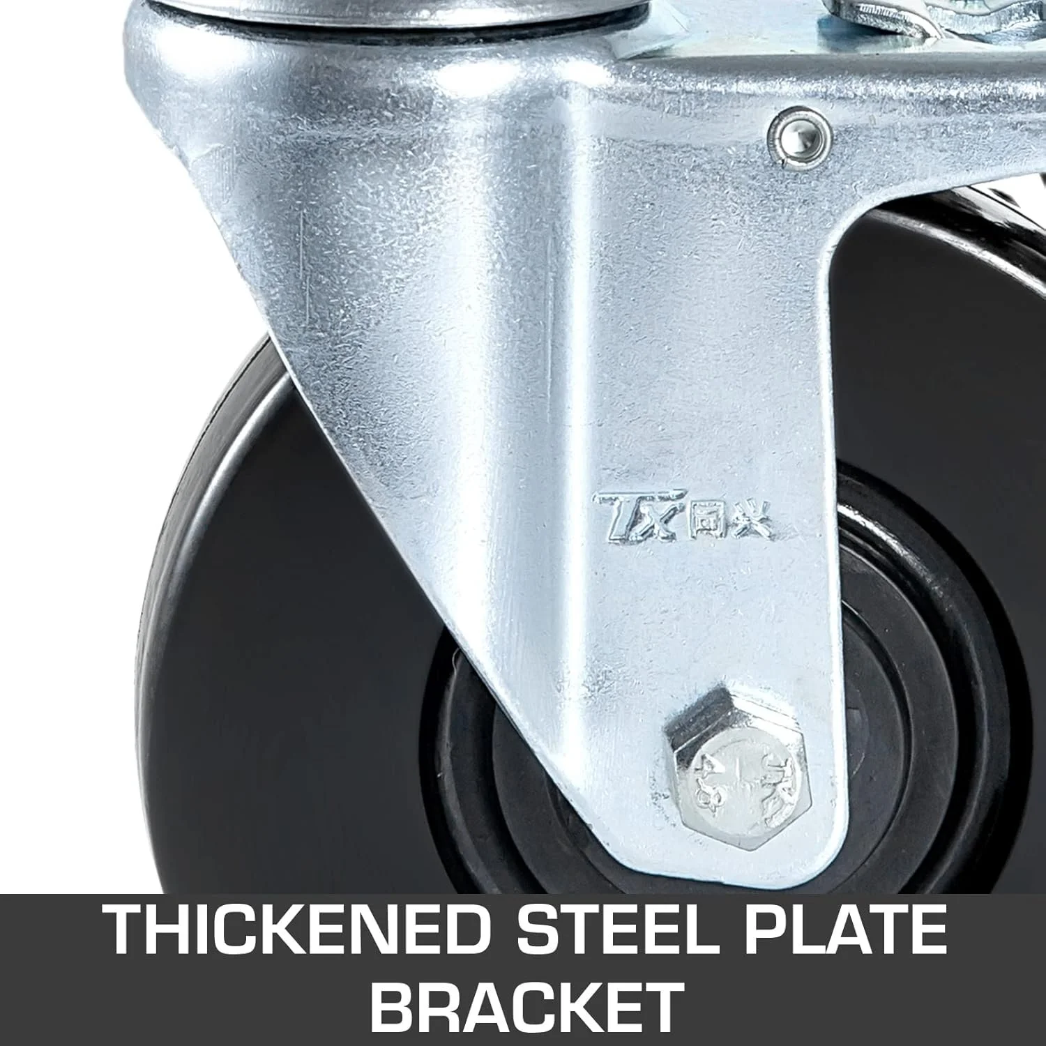 Колеса для риштувань VEVOR Baker Метал / Поворотні / Транспортні / Чорні, фото №6