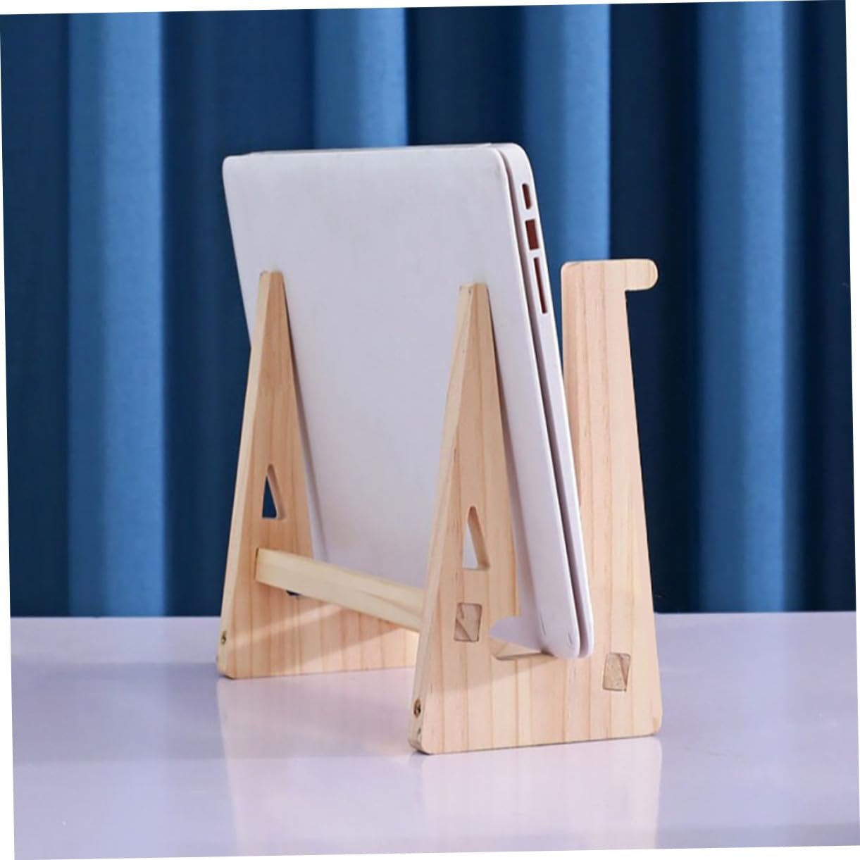 Дерев'яна Підставка для ноутбука Регульована Ергономічна Вентильована Настільна, фото №3 Дерев'яна Підставка для ноутбука Регульована Ергономічна Вентильована Настільна, фото №3