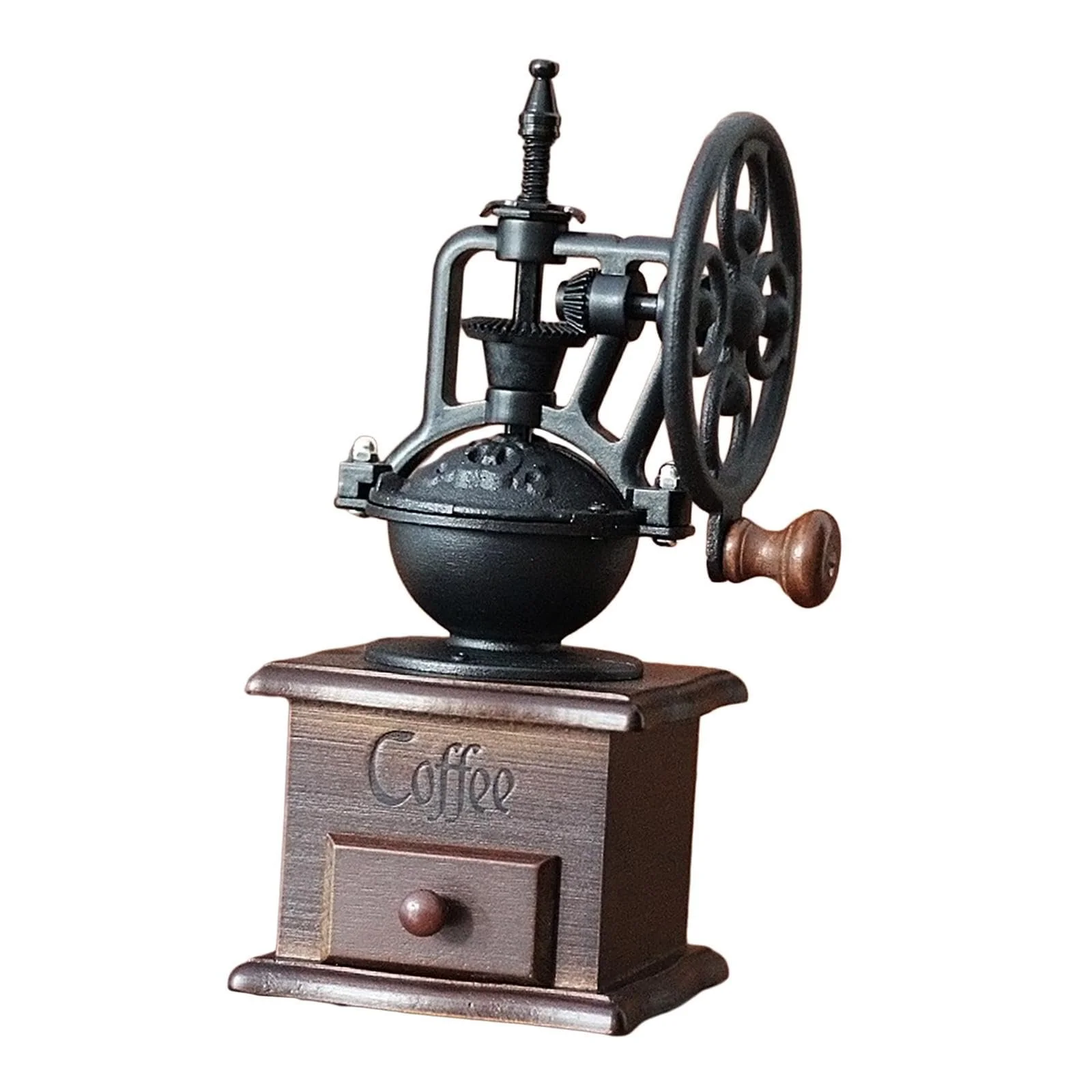 Ручная кофемолка Retro Windmühle Kurbel, железная, фото №1