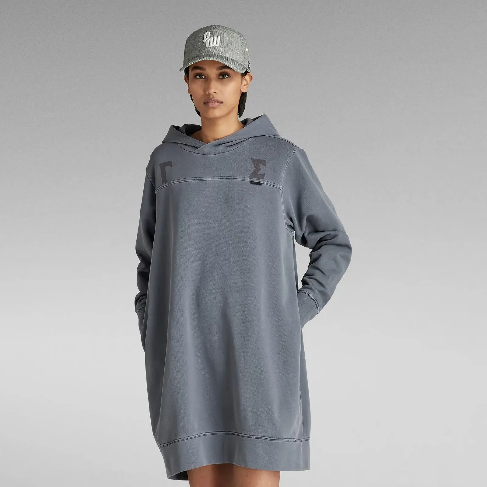 Женское платье G-Star RAW Gamma Sigma Loose Hooded Sweat Dress - XS, фото №1 Женское платье G-Star RAW Gamma Sigma Loose Hooded Sweat Dress - XS, фото №1