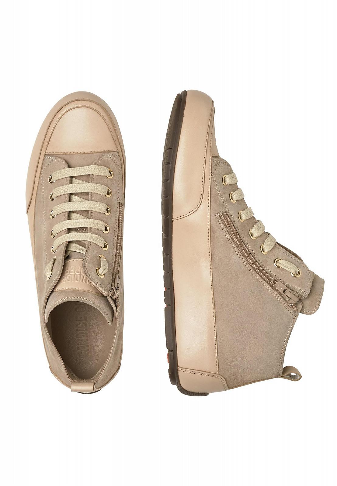 Кроссовки Candice Cooper Mid из кожи и замши, фото №3