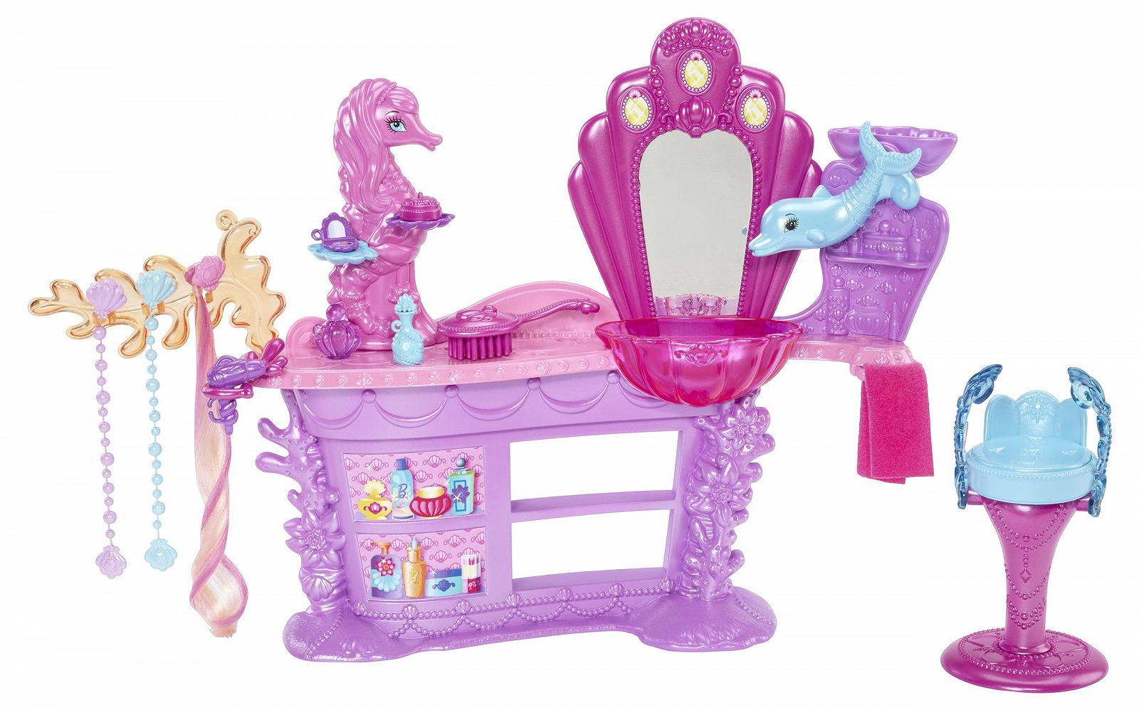 Барби Pearl Princess Mermaid Salon, фото №3