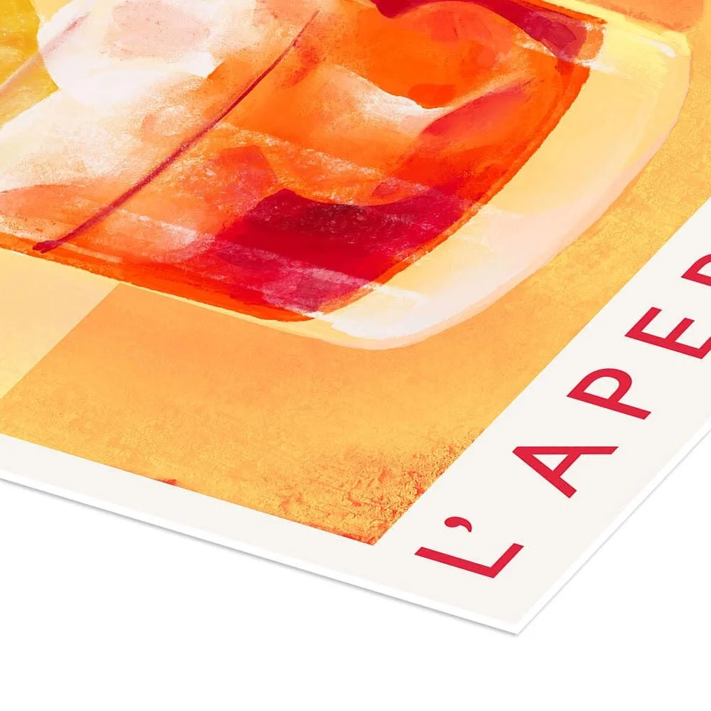 Постер ni Milano l'Aperitivo Italiano Marco Marella 50 x 70 см Желтый, фото №3