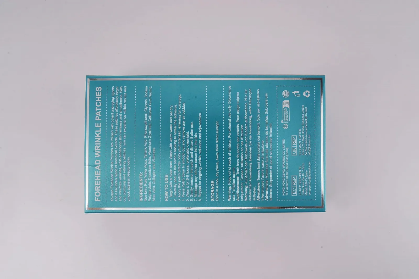 Пластирі від зморшок 32 шт, патчі для чола, антивіковий пластир для обличчя, фото №3