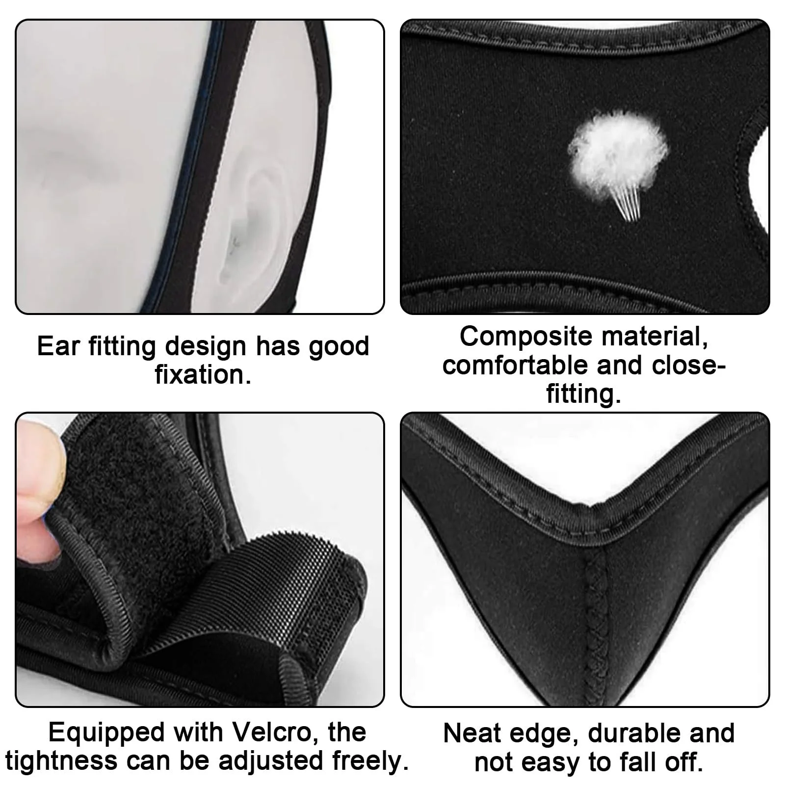 Ремінець Veralabs для підтримки щелепи, 2 шт., дихаючий, проти хропіння, регульований, фото №4