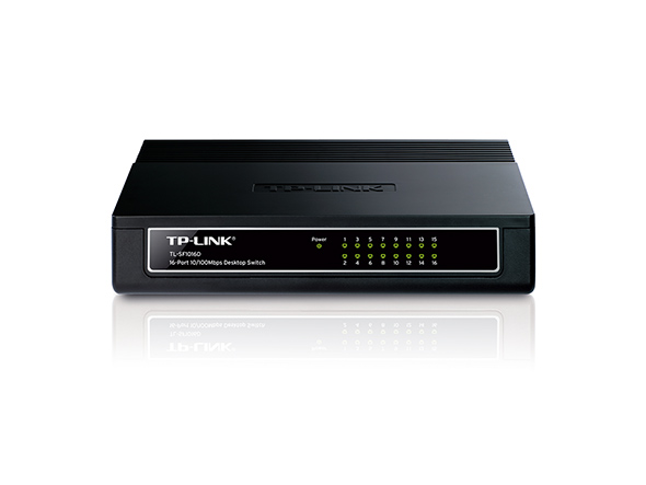 Коммутатор TP-Link TL-SF1016D 16х10-100 Мбіт настільний, фото №1 Коммутатор TP-Link TL-SF1016D 16х10-100 Мбіт настільний, фото №1