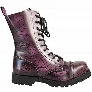 Ботинки Alpha Rangers 10-Hole Ranger Festival Army Gothic Кожаные тактические ботинки - Фото 1