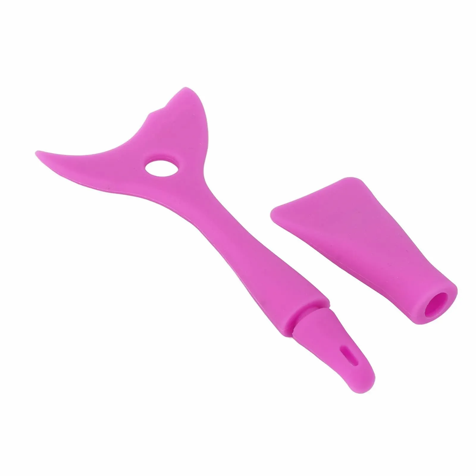 Инструмент для подводки глаз Многофункциональный силиконовый многоразовый Съемный Фиолетовый, фото №1