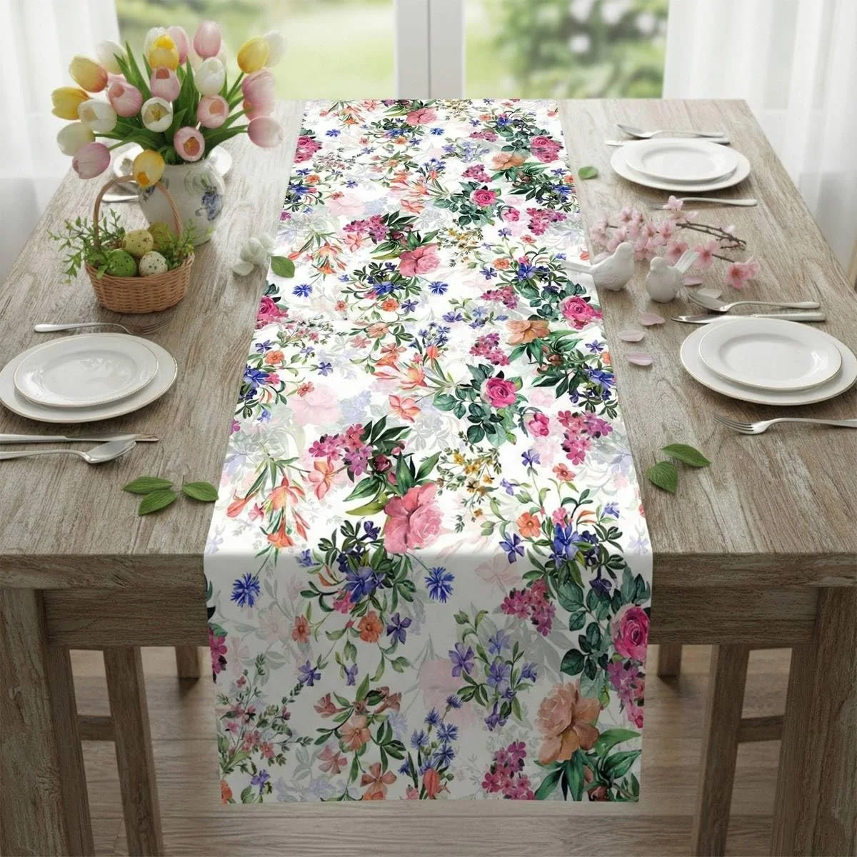 Ранер Cozy Home & Living Wild Rose 40 x 180 см Stain Resistant Washable, фото №4 Ранер Cozy Home & Living Wild Rose 40 x 180 см Stain Resistant Washable, фото №4