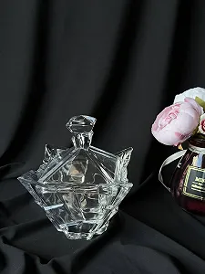 Скляна цукерниця з кришкою - Фото 1