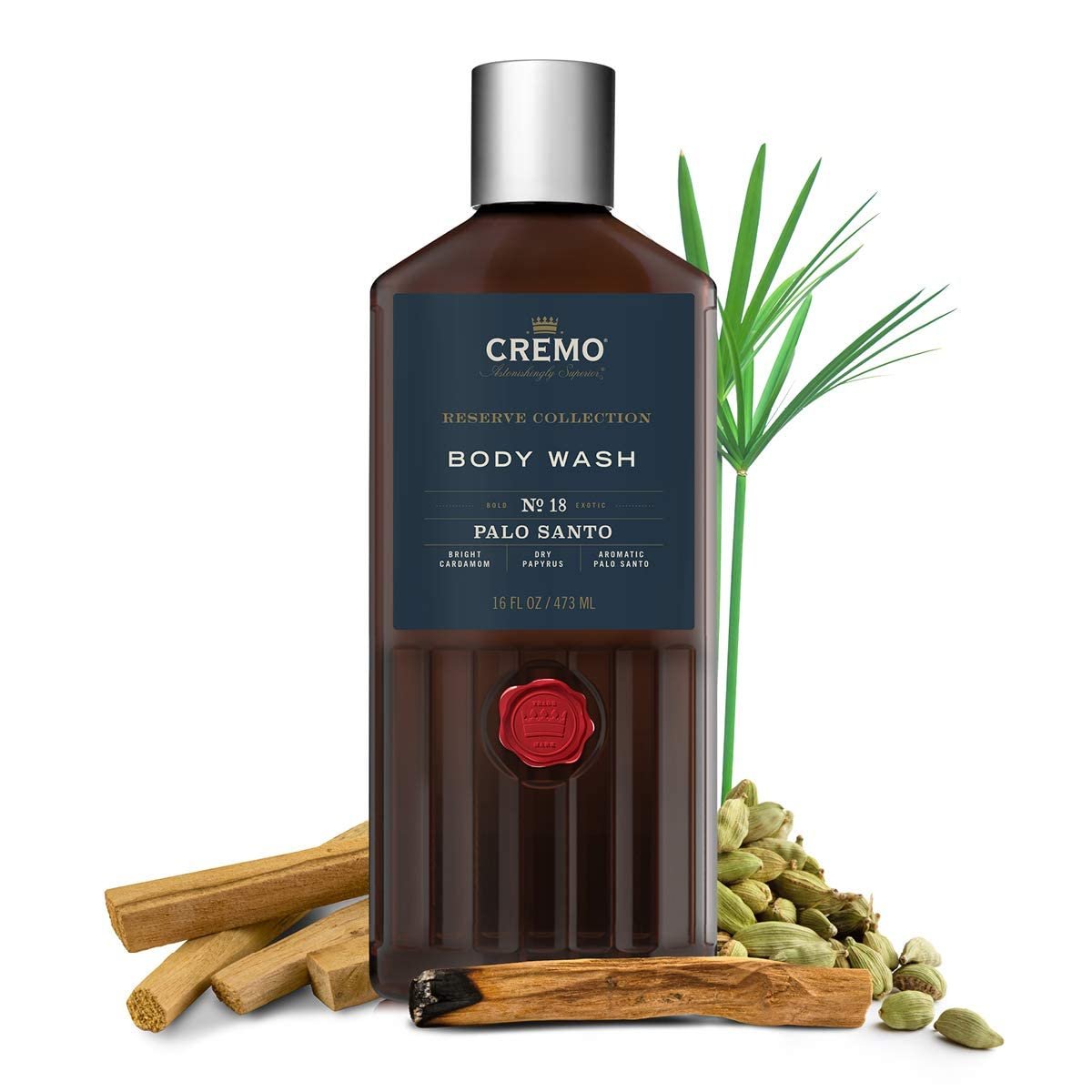 Гель для душу Cremo Reserve Collection Palo Santo 16 унцій, фото №4