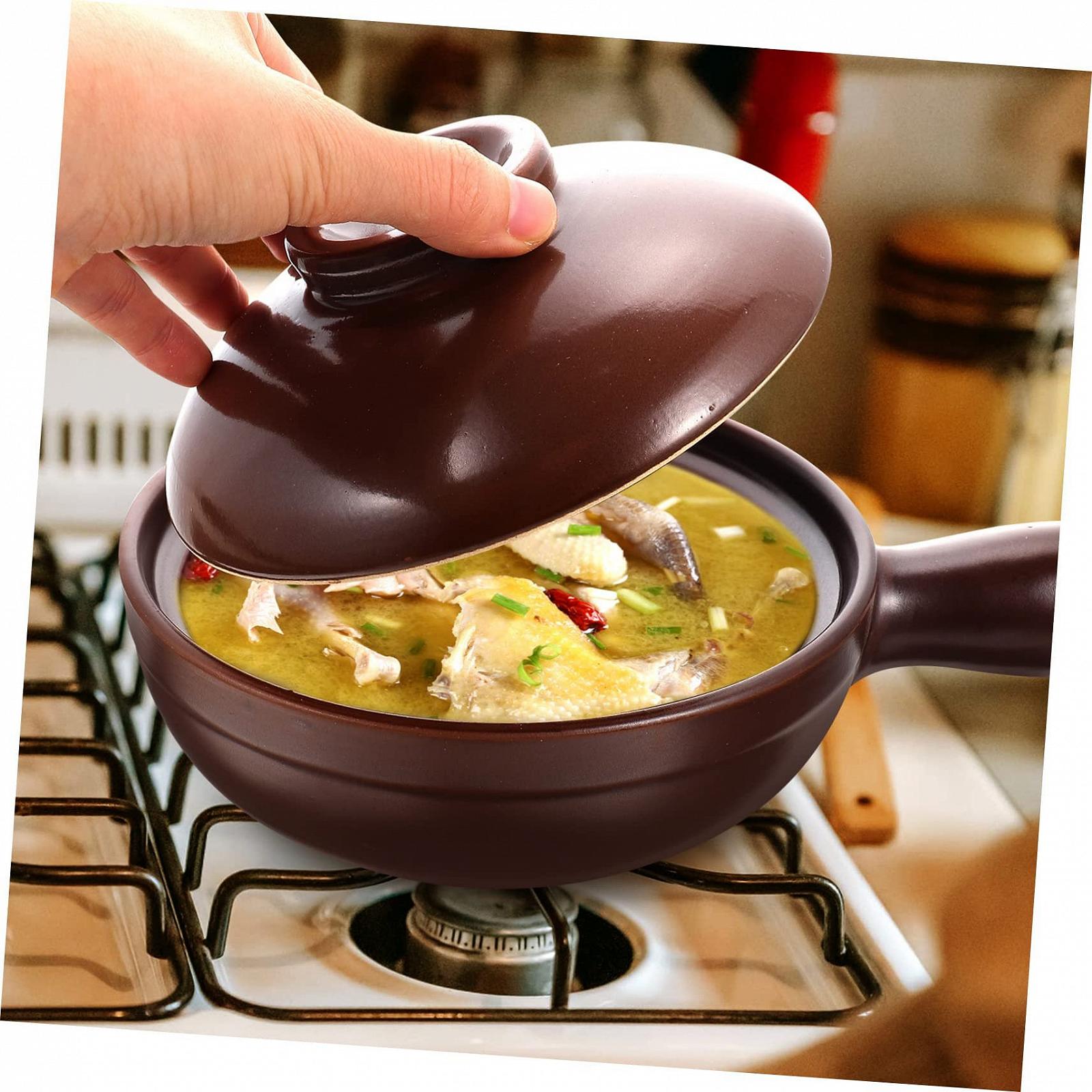 Ківш VALICLUD керамічний для супу та запіканок термостійкий з ручкою, фото №8