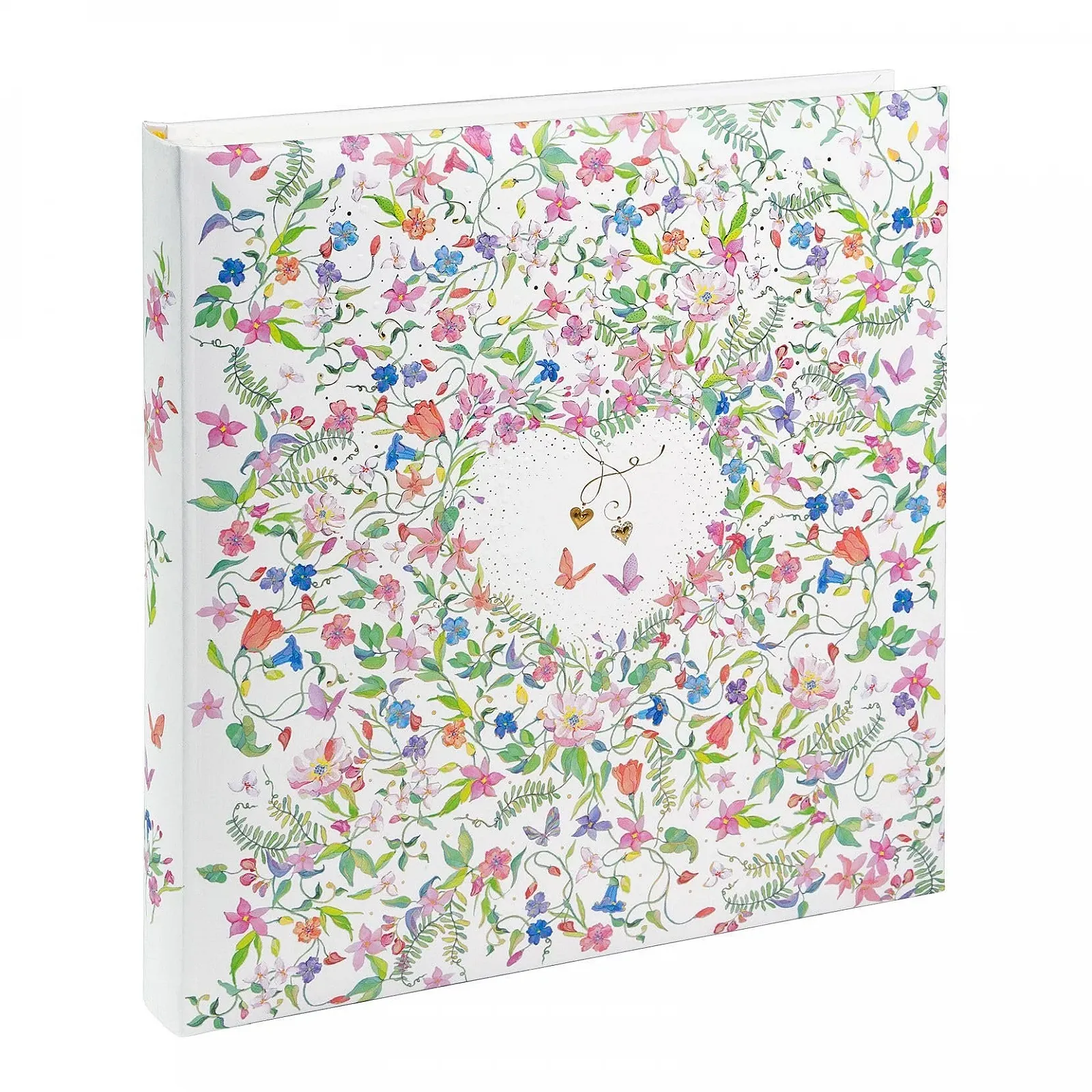 Свадебный фотоальбом goldbuch Charming Heart с 60 белыми страницами и разделителями из пергамина, альбом памяти, цветочное сердце, 30 x 31 x 4 см, фото №2 Свадебный фотоальбом goldbuch Charming Heart с 60 белыми страницами и разделителями из пергамина, альбом памяти, цветочное сердце, 30 x 31 x 4 см, фото №2