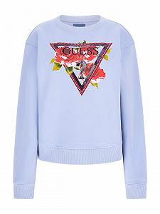 Женский свитшот GUESS Roses Triangle Sweater Black, G76s, S - Фото 1