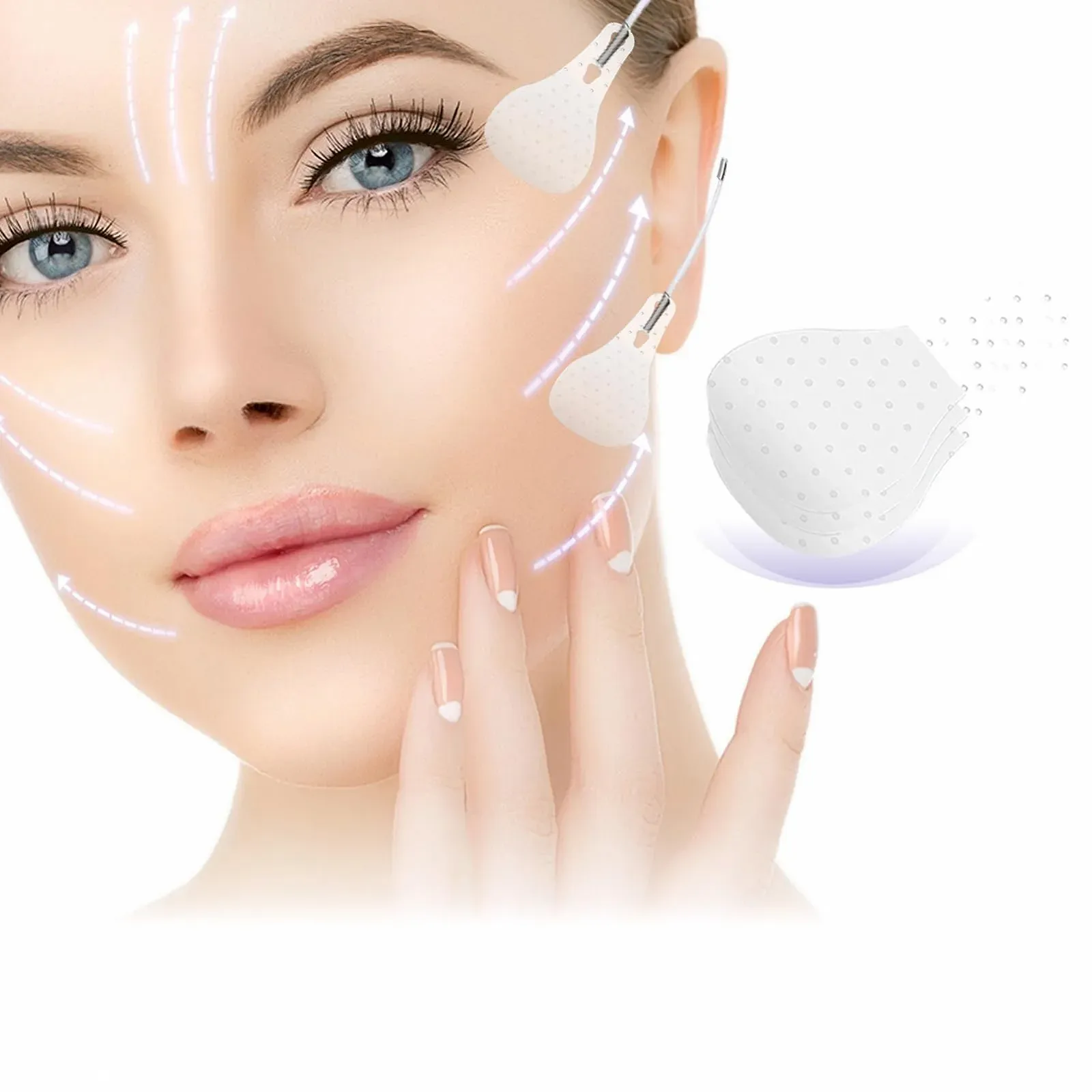 Стрічки для підтяжки обличчя Паковання з 80 V-подібних наліпок для підтяжки обличчя, фото №8 Стрічки для підтяжки обличчя Паковання з 80 V-подібних наліпок для підтяжки обличчя, фото №8