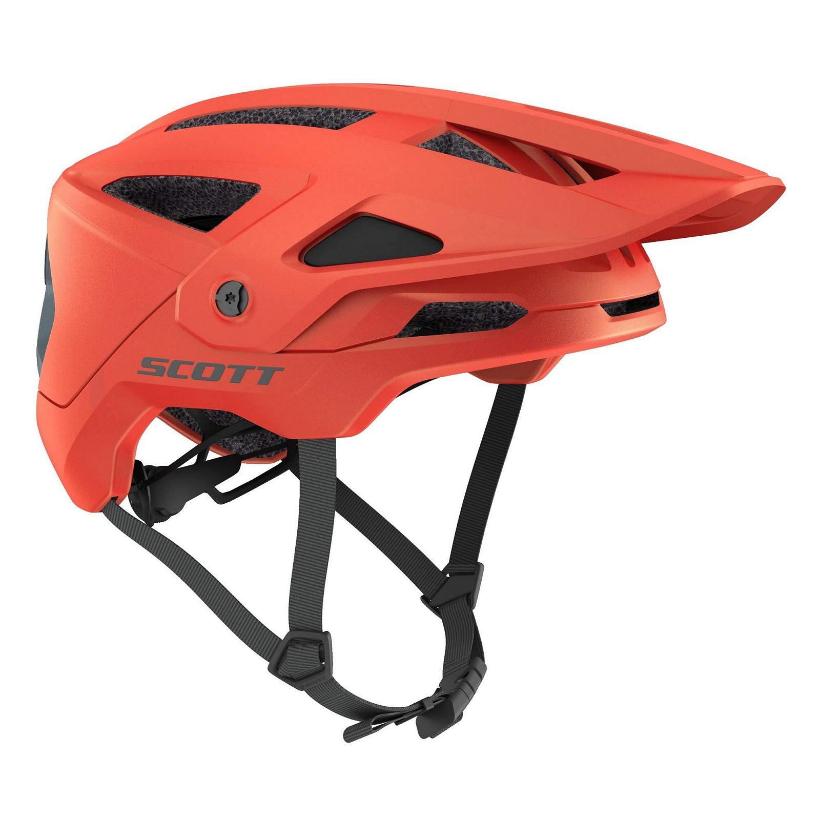 Шлем Scott Stego Plus MTB велосипедный оранжевый 2021, фото №1