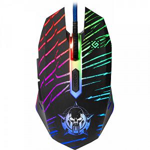 Мышка Defender Dark Agent GM-590L USB Black 52590 - Фото 1