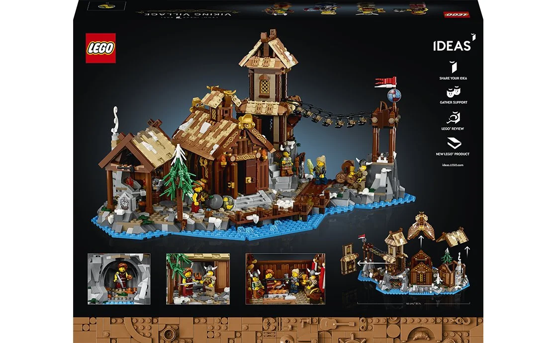 Конструктор Лего LEGO Ideas Селище вікінгів (21343), фото №3