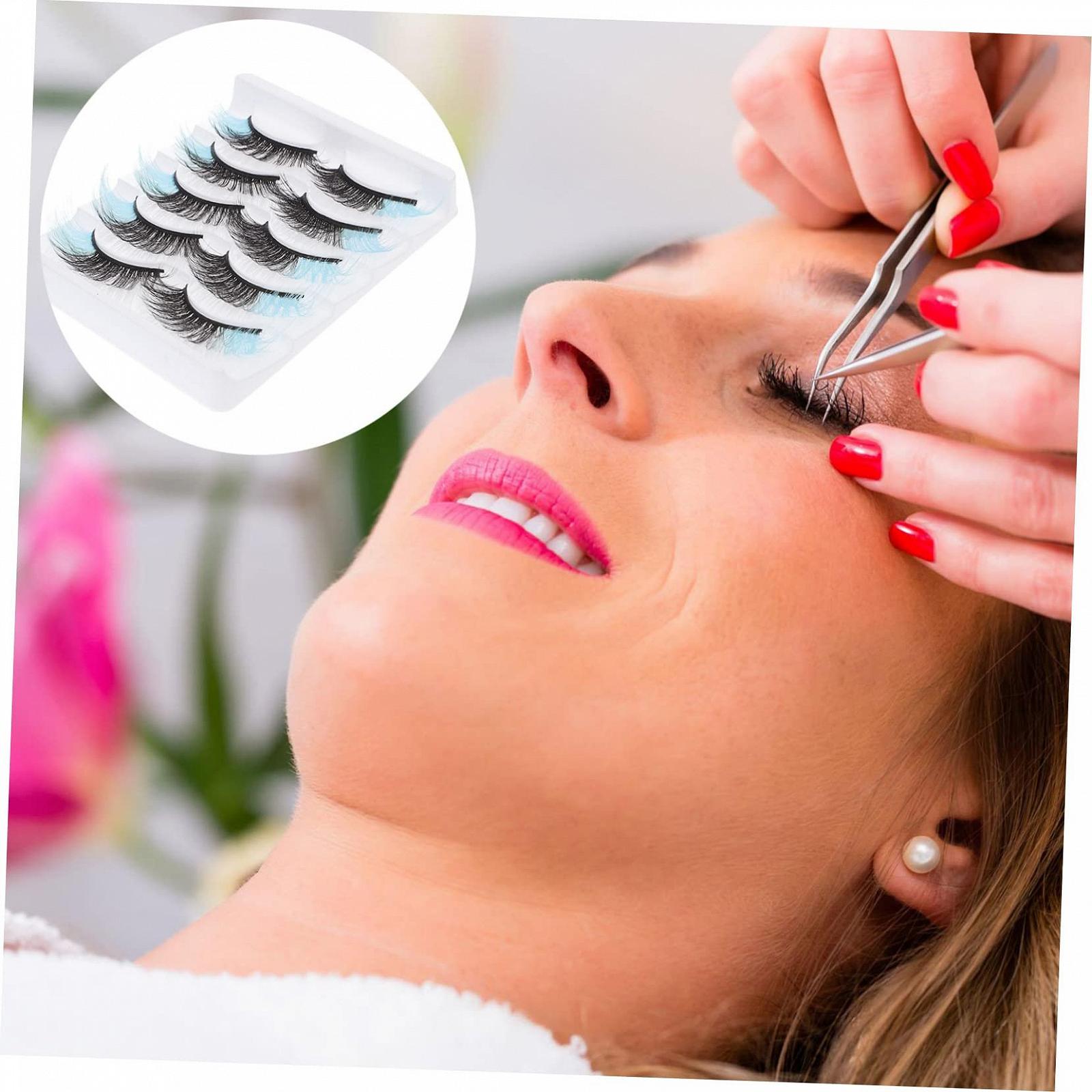 Вії ANGOILY Кольорові Накладні 5 пар, фото №5