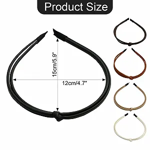 Жіночий обруч Шкіряний набір з 5 synthetic.ua - Фото 1