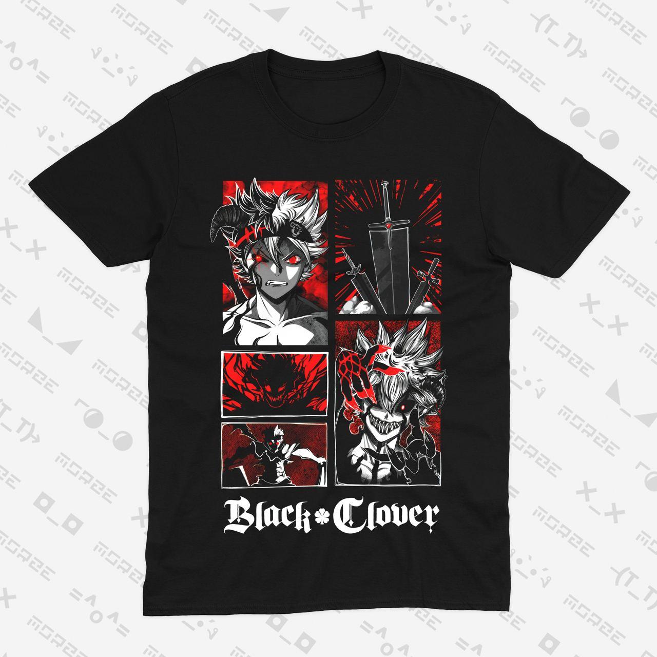 Футболка Аниме Чёрный клевер Black Clover TH182 L, фото №1