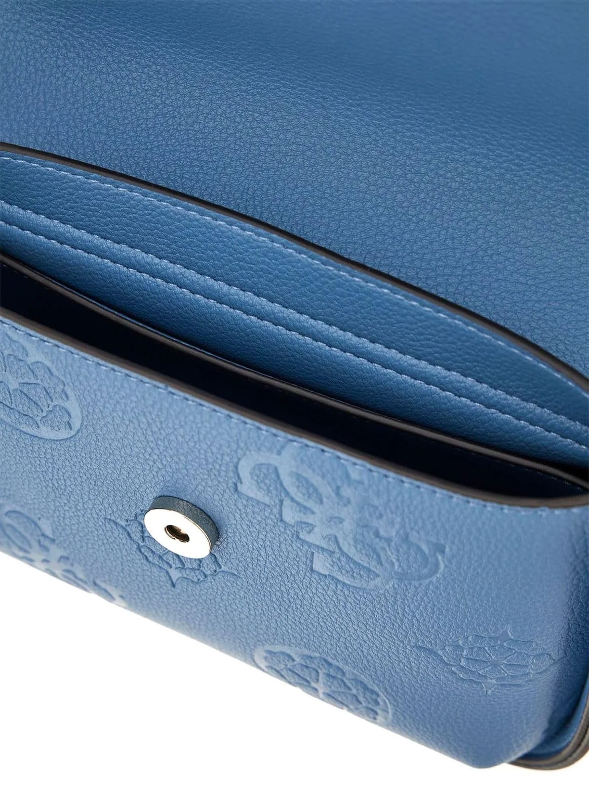 Сумка через плече GUESS Keandra Flap з клапаном, логотип шифер, фото №3