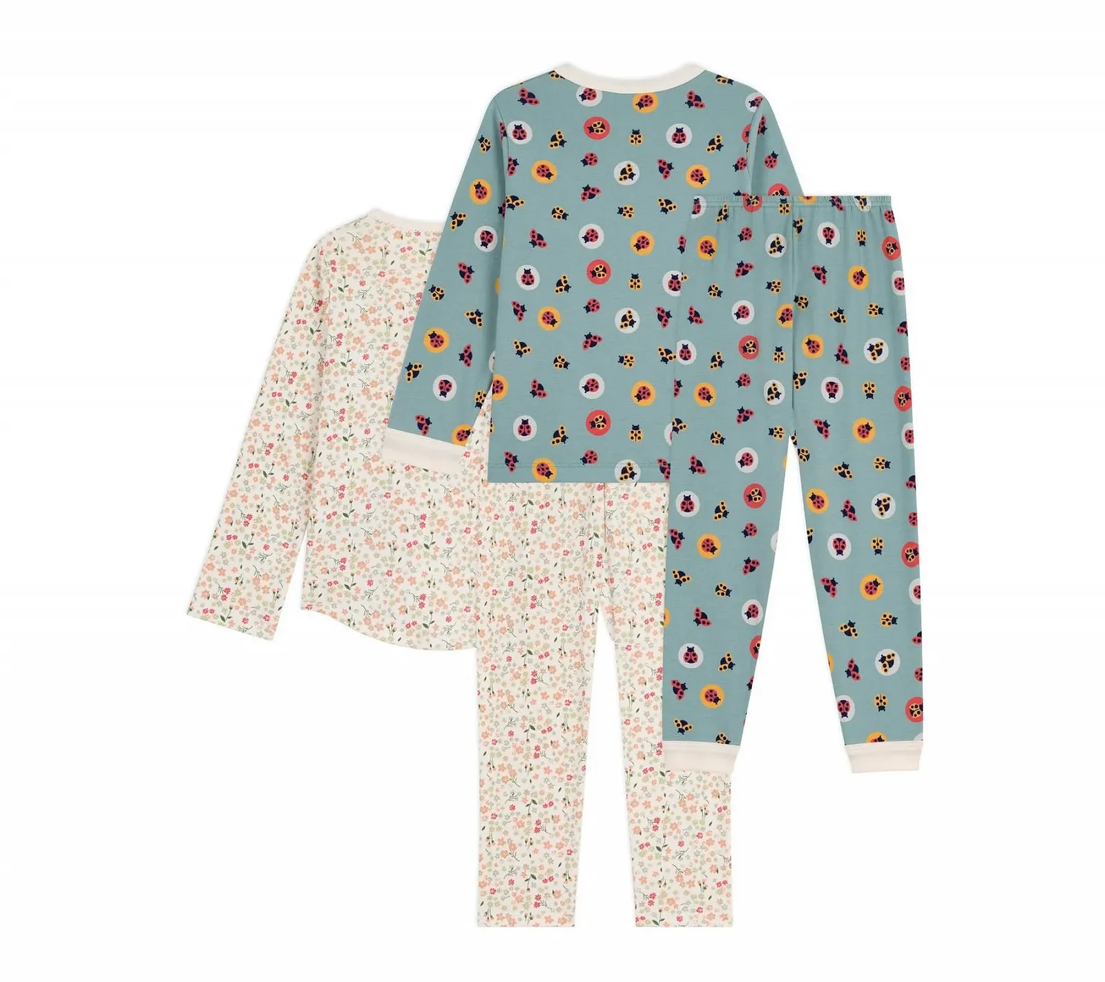 Піжама Petit Bateau Fleuri для дівчаток, фото №2 Піжама Petit Bateau Fleuri для дівчаток, фото №2