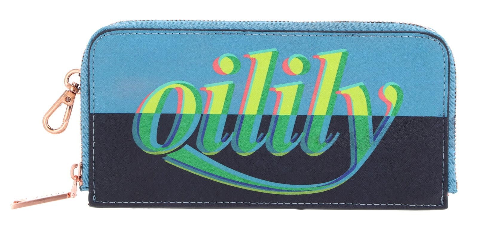 Гаманець для карток Oilily Logo Mania Card Zip L Adriac Blue, фото №3