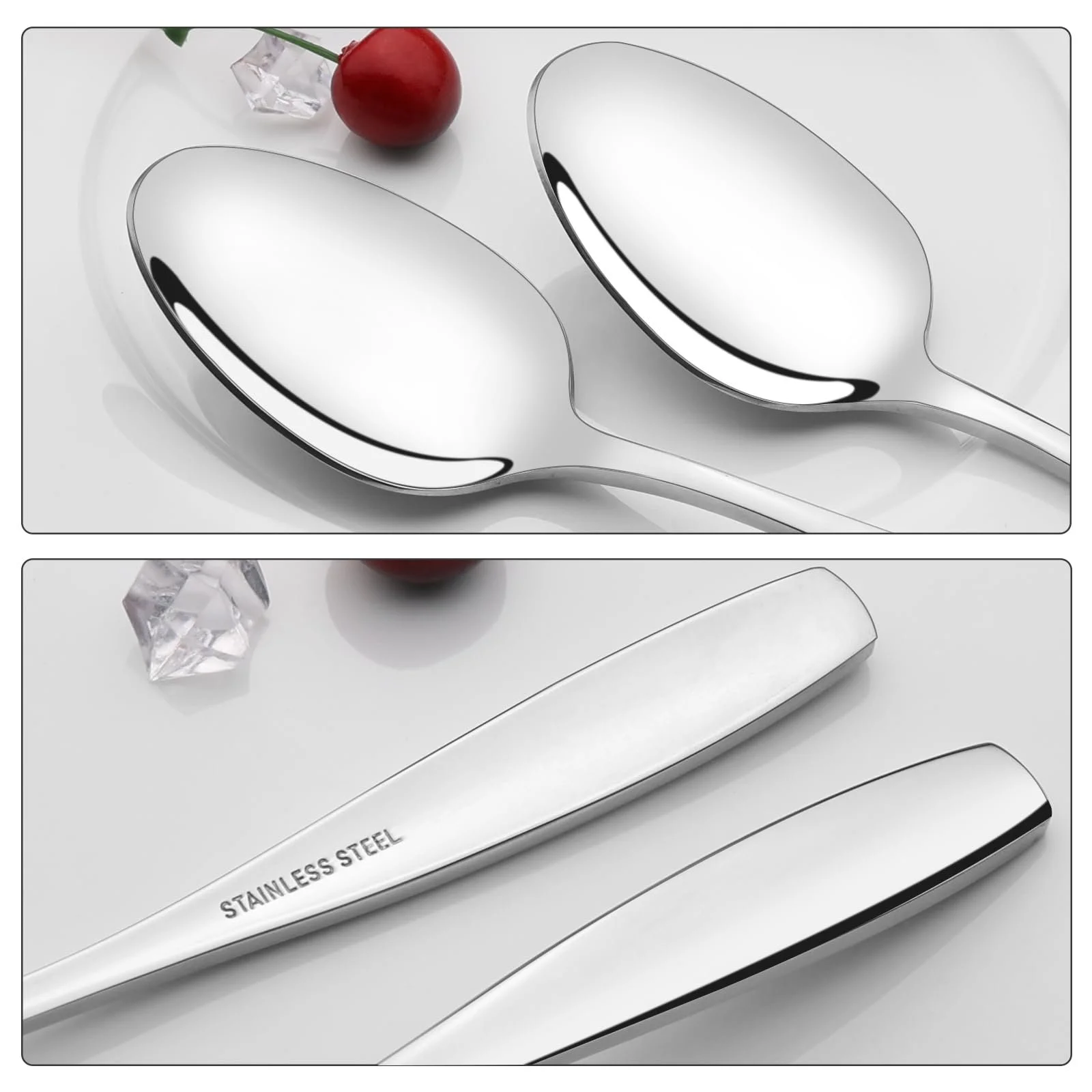 Ложка для сервировки Loiycg 6 шт., из нержавеющей стали, фото №2