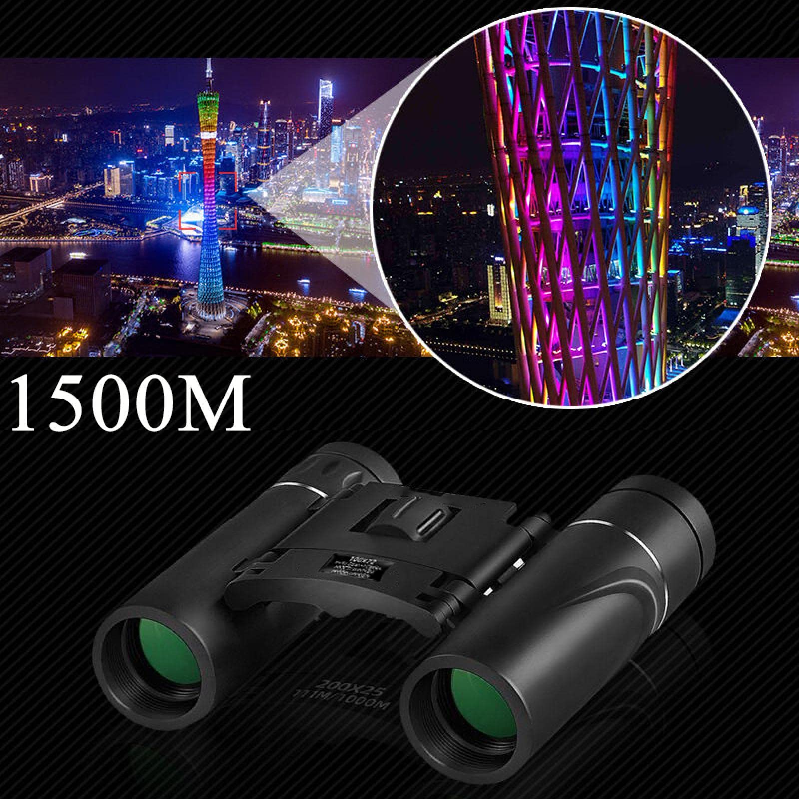Бинокли XuNada Mini Portable HD Zoom 5000 м Мощные 300 x 25 с ночным видением, фото №2