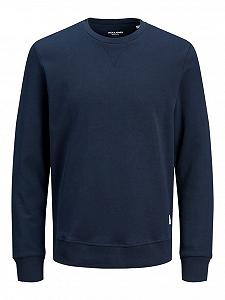 Свитшот Jack&Jones JJEBASIC SWEAT CREW NECK NOOS 12181903 REG Темно-синій S - Фото 1