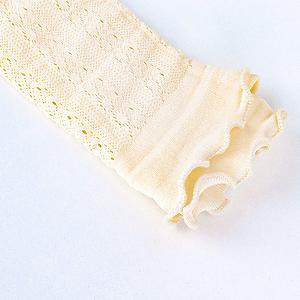 Женские носки с рюшами, тонкие, прохладные и дышащие, короткие носки, носки до щиколотки с рюшами, милые, простые, шикарные носки для девочек, летний must-have 35-39 synthetic.ua - Фото 1