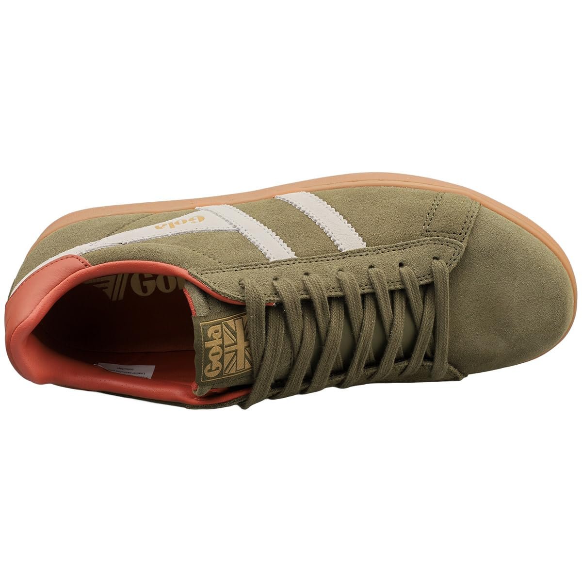 Кроссовки Gola Equipe Ii Мужские Khaki, Off White, фото №8