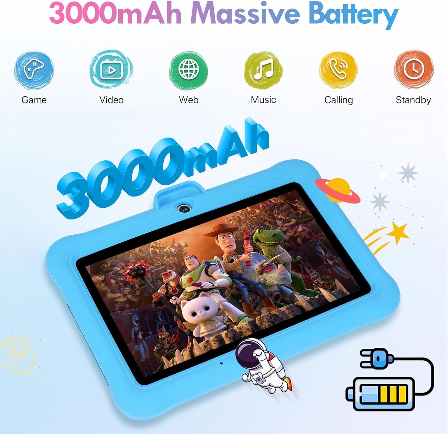 ‎Планшет 7" TABTIVI K708 3+5/64Gb Android 13 Серый, фото №8