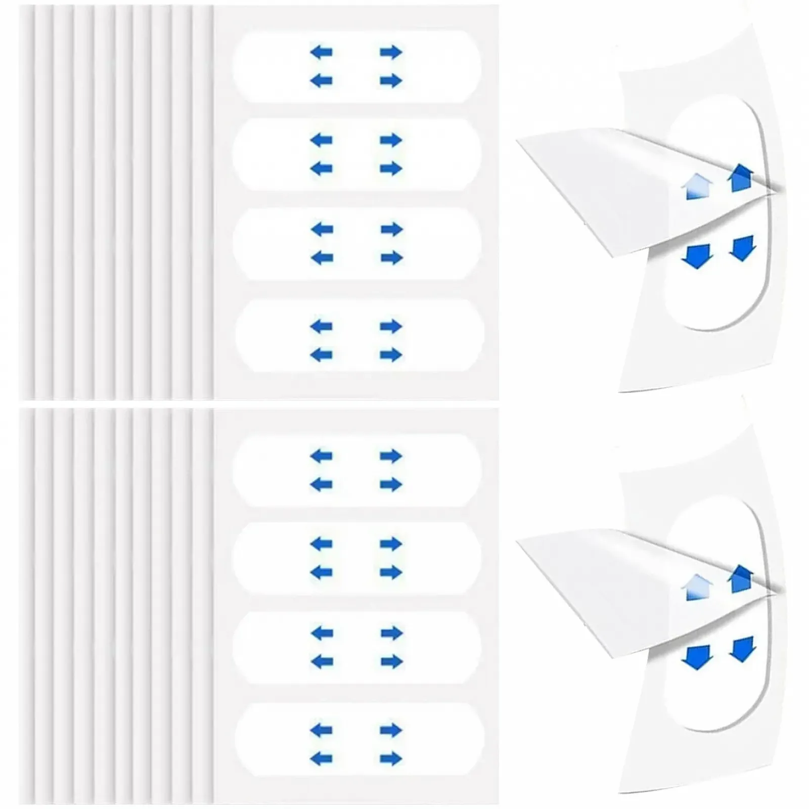 Стрічка для підтяжки обличчя V-подібна 120 штук Водонепроникна, фото №1