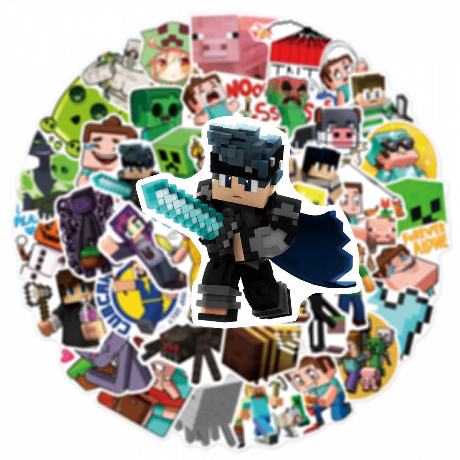 Стикеры Minecraft, набор наклейок 51 шт, фото №4 Стикеры Minecraft, набор наклейок 51 шт, фото №4