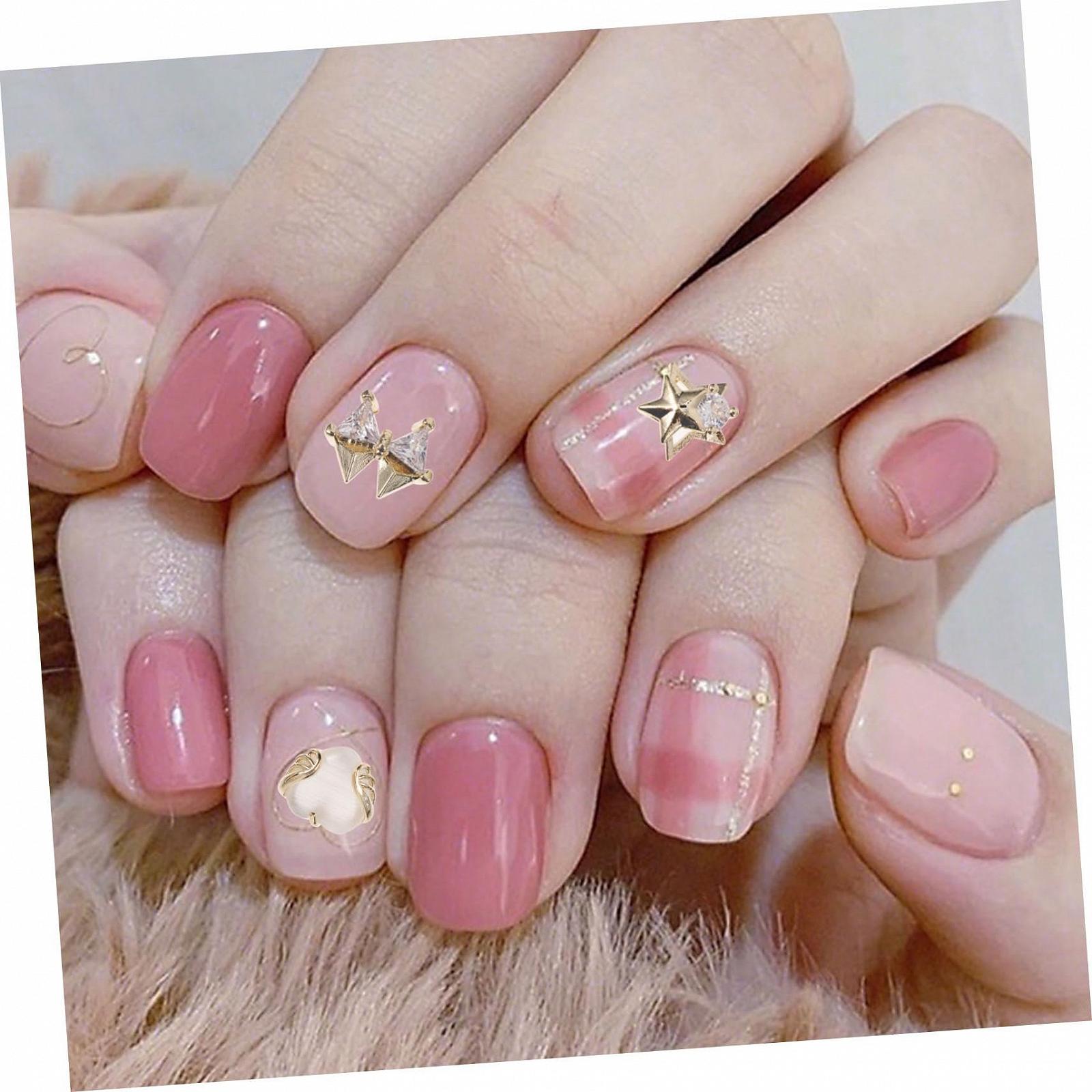 Металлические накладки для ногтей FOMIYES, 15 шт, креативные украшения для ногтей для индивидуального дизайна, фото №8